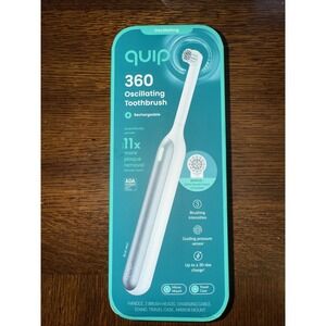 Quip Rev 360 Oscillating Rechargeable Electric Toothbrush, Bonus Brush Head